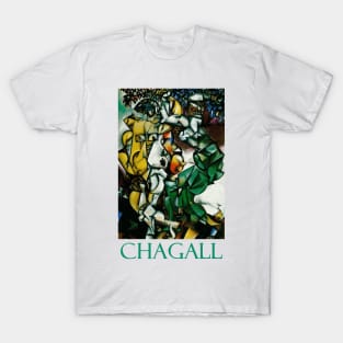 Adam and Eve (1912) by Marc Chagall T-Shirt